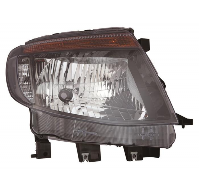Ford Ranger 13-*Faro Dch Regulacion Manual/Electrica Interior Negro