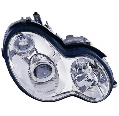 Mercedes C W203 01-*Kit Faros Dch/Izq Cristal/Liso(H7/H7)