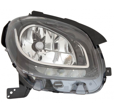 Mcc Smart Fortwo 2014.07-*Faro Dch Con Regulacion Electrica(H4/Led)