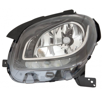 Mcc Smart Fortwo 2014.07-*Faro Izq Con Regulacion Electrica(H4/Led)