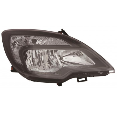 Opel Meriva 10-*Faro Dch Con Regulacion Electrica Con Motor H7/H1 Interior Negro
