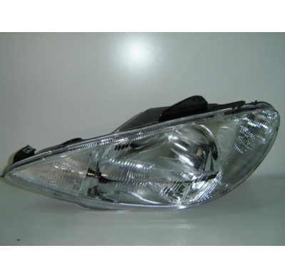 Peugeot 206 98-*Faro Izq C/Reg Elect (H4)