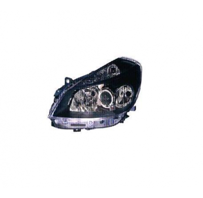 Renault Clio 05-*Faro Izq Con Regulac. El(Interior Negro)D2s/H7/H7