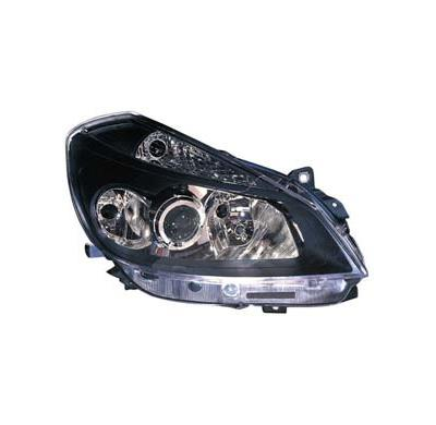 Renault Clio 05-*Faro Dch Con Reg.Electr(Interior Oscuro)H7/H7