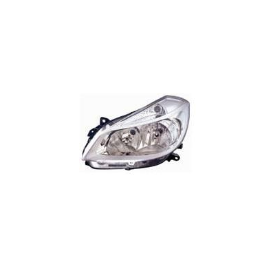 Renault Clio 05-*Faro Izq Con Regulacion Electrica(Interior Cromado) Con Motor