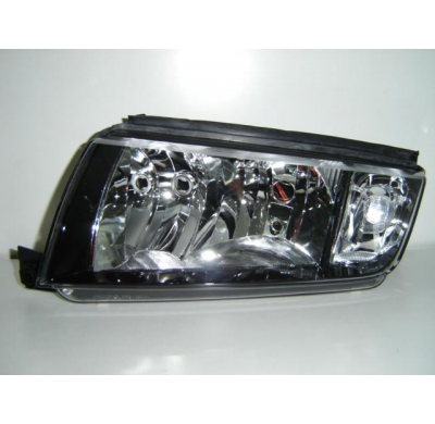 Skoda Fabia 99-*Faro Izq Con Regulac. Electr. Int Negro