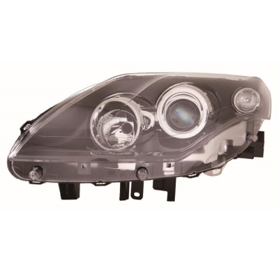 Renault Laguna 07-*Faro Izq Electrico (Interior Negro)
