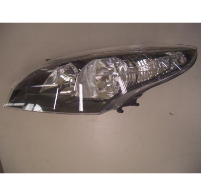 Renault Megane 12-*Faro Izq Con Regulacion Electrica H7/H7 Con Motor (Interior Negro)