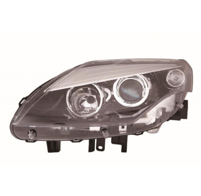 Renault Laguna 11-*Faro Izq Con Regulacion Electrica (Interior Negro)