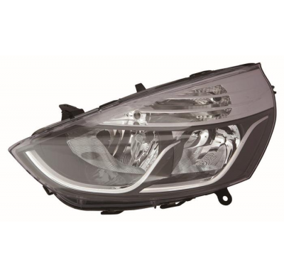 Renault Clio 13-*Faro Izq Con Regulacion Electrica Con Motor Interior Oscuro H7/H1
