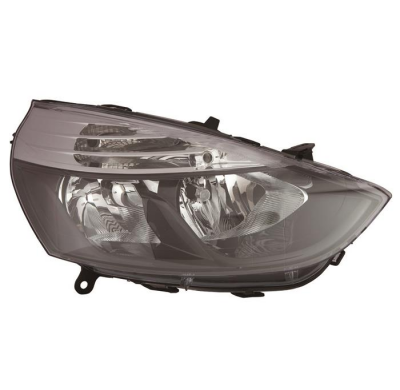 Renault Clio 13-*Faro Dch Con Regulacion Electrica Con Motor Interior Negro H7/H1