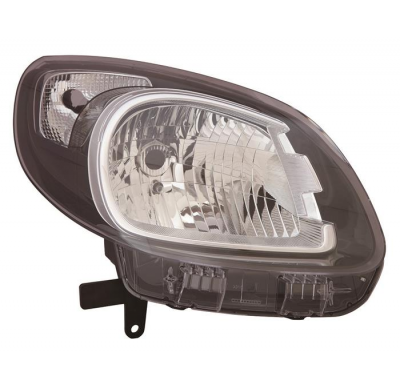 Renault Kangoo 13-*Faro Dch Con Regulacion Electrica Interior Oscuro