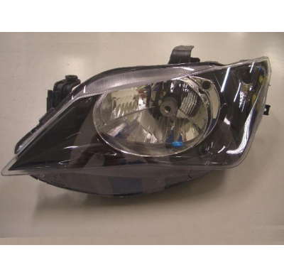 Seat Ibiza 12-*Faro Izq Electrico Interior Negro H4