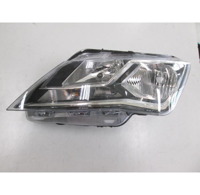 Seat Toledo 12-*Faro Izq Con Regulacion Electrica Con Motor Interior Negro H7/H7