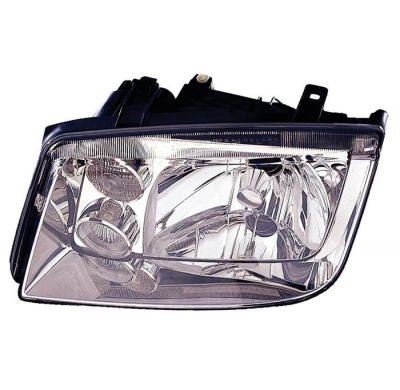 Vw Bora 98-*Faro Dch Con Regulac. Elec C/Agujero Antiniebla