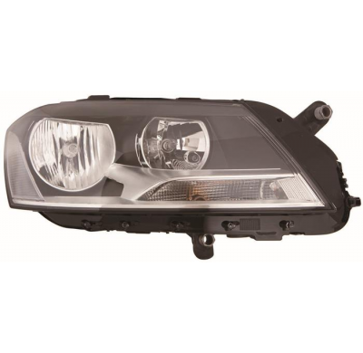 Vw Passat 10-*Faro Dch Con Regulacion Electrica  Con Motor (Interior Negro)