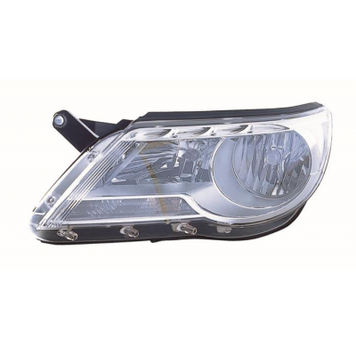 Vw Tiguan 08-*Faro Izq Con Regulacion Elect Con Motor H7/H7
