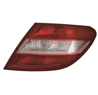 Mercedes C W204 07-*Piloto Tr Dch 4p Rojo/Blanco