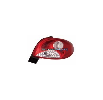 Peugeot 206 Plus 09-*Piloto Trasero Dch(Rojo/Blanco)