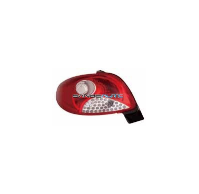 Peugeot 206 Plus 09-*Piloto Trasero Izq(Rojo/Blanco)