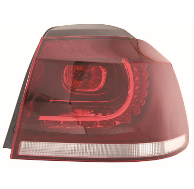 Vw Golf 08 -*Piloto Trasero Dch Aleta Led(Tipo Hella)Gti