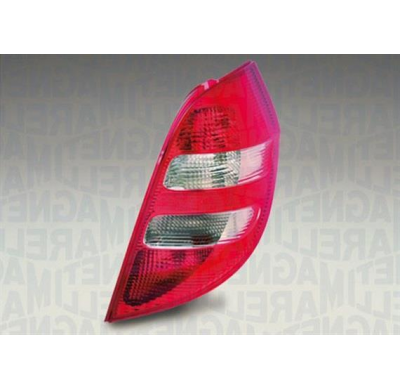 Mercedes a W169 04-*Piloto Trasero Dch (Blanco/Rojo) ( Con Portalamparas)