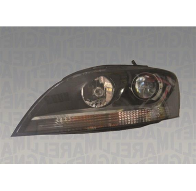 Audi Tt 06-*Faro H7/H7 Con Regulacion Electrica Aro Negro Izq Magneti Marelli