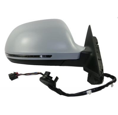 Audi A3 09-*Retrovisor Dch Electrico Calefactado Para Pintar Con Piloto Asferico 8pin(3p)