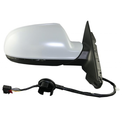 Audi A3 10-*Retrovisor Dch Electrico Termico Para Pintar Con Piloto Convexo 8pin 5 Puertas