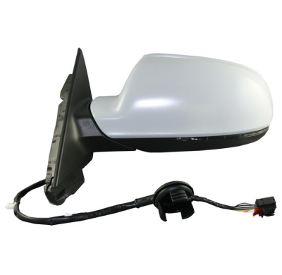 Audi A3 10-*Retrovisor Izq Electrico Termico Para Pintar Con Piloto Asferico 8pin 5 Puertas
