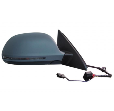 Audi Q3 11-*Retrovisor Dch Electrico Termico Abatible Electricamente  Con Piloto Para Pintar Con Memorias 14 Pins