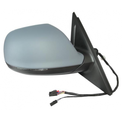 Audi Q5 08-*Cuerpo Retrovisor Dch Electrico Termico Abatible Electricamente  Con Memorias Con Piloto Con Luz De Cortesia 17 Pins