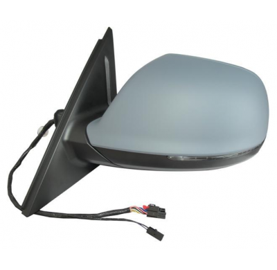 Audi Q5 08-*Cuerpo Retrovisor Izq Electrico Termico Abatible Electricamente  Con Memorias Con Piloto Con Luz De Cortesia 17 Pins