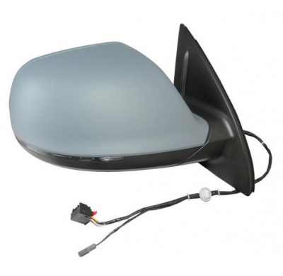 Audi Q7 06-*Cuerpo Retrovisor Dch Electrico Termico Abatible Electricamente  Con Memorias Con Piloto Con Luz De Cortesia 17 Pins
