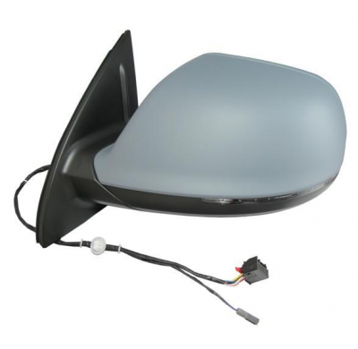 Audi Q7 06-*Cuerpo Retrovisor Izq Electrico Termico Abatible Electricamente  Con Memorias Con Piloto Con Luz De Cortesia 17 Pins