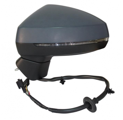 Audi A3 3/5p 13-*Retrovisor Izq Electrico Calefactado Abatible Electricamente Con Piloto 12pin
