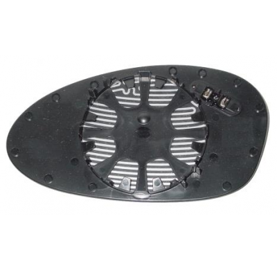 Bmw S/1 E87 04-*Cristal Espejo Derecho Termico Asferico Azul