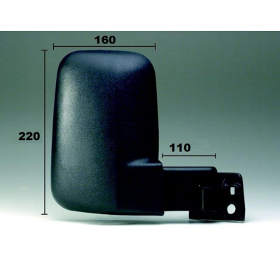 Ford Transit 86-*Espejo S/C Dch