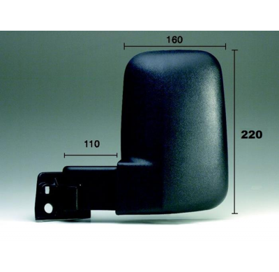 Ford Transit 86-*Espejo S/C Izq