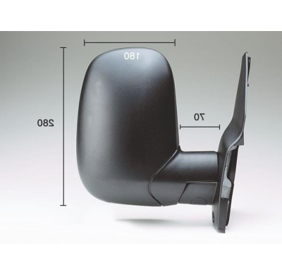 Ford Transit 95-*Espejo Manual Dch