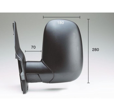 Ford Transit 95-*Espejo Manual Izq