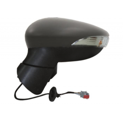 Ford Fiesta 08-*Espejo Izq Electrico Para Pintar C/Intermitente Asferic