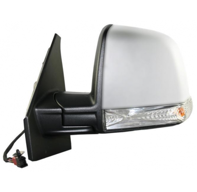 Opel Combo 12-*Retrovisor Izq Electrico Calefactado Con Piloto Para Pintar Convexo 6 Pines