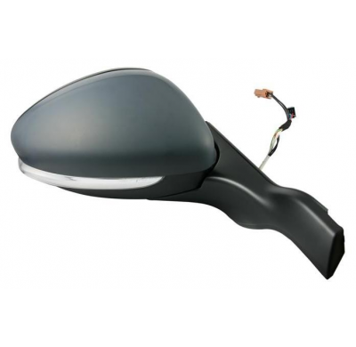 Peugeot 208/2008 12-*Retrovisor Dch Electrico Calefactado Con Piloto Para Pintar Sensor De Temperatura 9pin