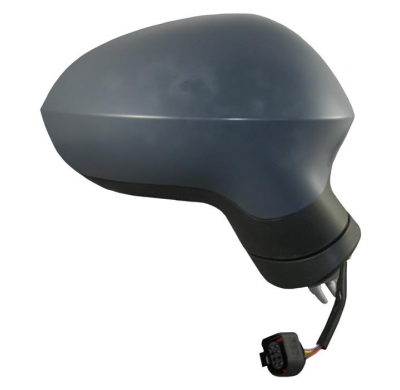 Seat Leon 09-*Espejo Dch Electrico Calefactado Para Pintar Convexo 5pin