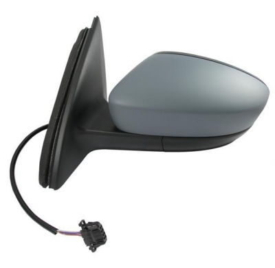 Seat Toledo 12-*Retrovisor Izq Electrico Termico  Convexo Para Pintar 5 Pins