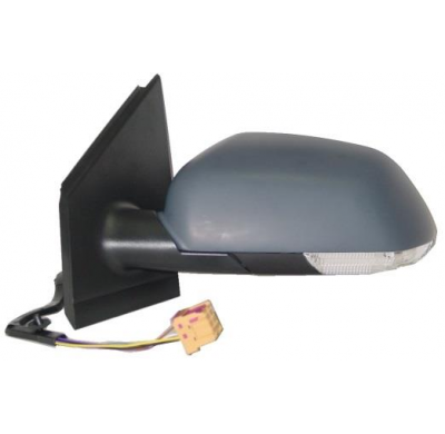 Vw Polo 05-*Espejo Izq Elect Asferico Termico C/Intermitente P/Pintar