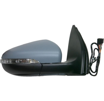 Vw Golf 08-* Retrovisor Dch Electrico Calefactado Para Pintar Abatible Electricamente Con Piloto Con Memoria