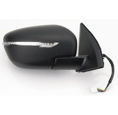 Nissan Qashqai 14-*Retrovisor Dch Con Regulacion Electrica Calefactado Abatible Electricamente Para Pintar Con Piloto 9 Pin