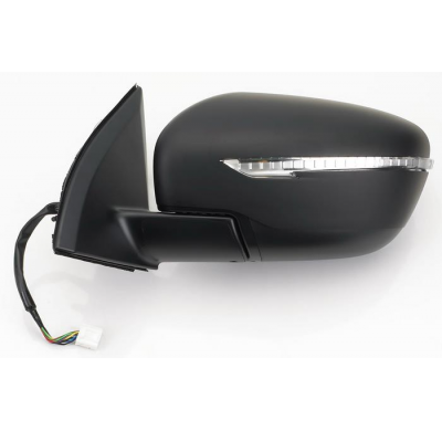 Nissan Qashqai 14-*Retrovisor Izq Con Regulacion Electrica Calefactado Abatible Electricamente Para Pintar Con Piloto 9 Pin
